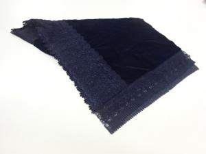 ビロードレース花模様ショール